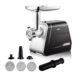 Powerful 1000W electric meat grinder machine with stainless steel blades for effortless meat processing and versatile kitchen use.