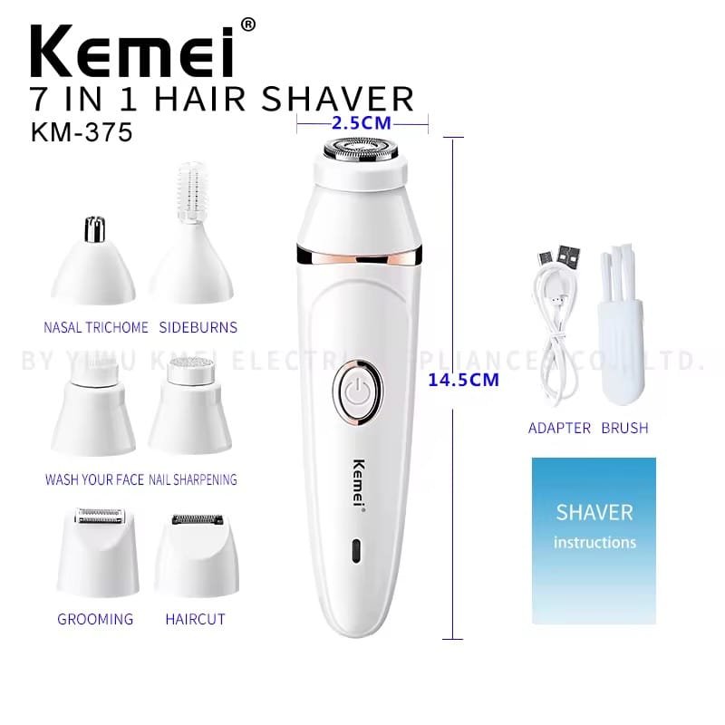 IMG_0150 Ladies Hair Shaver KEMEI