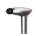 Compact handheld percussion massage gun with dual heads for deep tissue muscle relaxation and pain relief