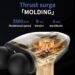 double head mini massage gun deep tissue quiet percussion massager