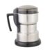 Mini electric coffee grinder in silver with two removable stainless steel bowls for grinding spices and seeds