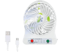 Rechargeable USB fan