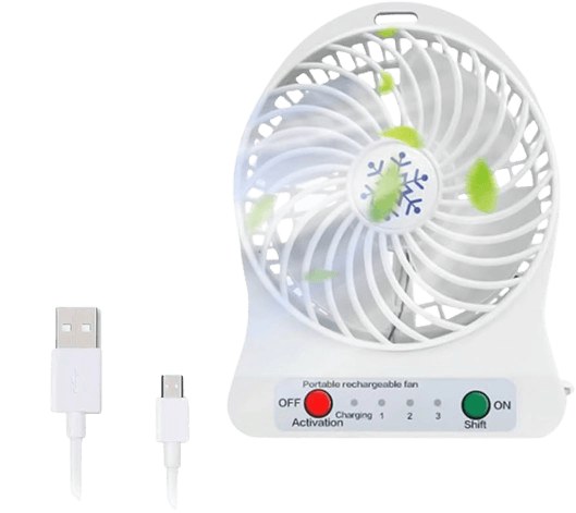 Rechargeable USB fan