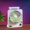 Fan with table lamp