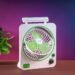 Fan with table lamp