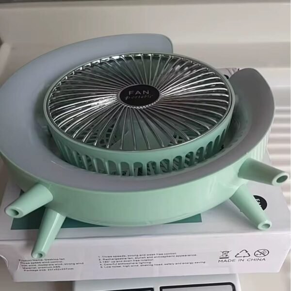colorful desktop fan