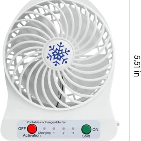 Rechargeable USB fan