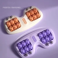 Four-Row Magnetic Beads Foot Massager Roller for Acupoint Stimulation and Relaxation