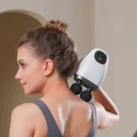 Professional Double Head Deep Tissue Massage Gun for High-Speed Muscle Therapy