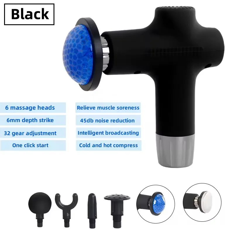 Hot and Cold Deep Tissue Massage Gun - Heated Professional Muscle Recovery Massager Hot and Cold Micro Massage Gun for Heated Deep Tissue Muscle Recovery