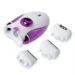 Kemei 4-in-1 Portable Electric Epilator for Facial and Body Hair Removal for Women