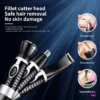 Kemei PG-500 3-in-1 USB Rechargeable Electric Shaver for Women