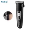 Kemei KM-6559 USB Rechargeable 3-in-1 Electric Shaver for Men with Hair Clipper and Nose Trimmer