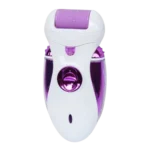 Kemei 4-in-1 Portable Electric Epilator for Facial and Body Hair Removal for Women