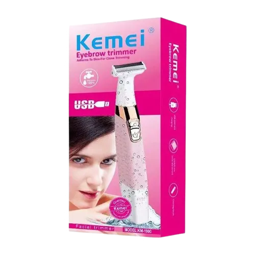 Kemei KM-1900 Rechargeable Electric Shaver and Epilator for Women’s Body Hair Removal