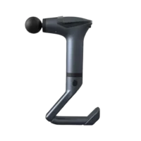 Extended Handle Percussion Massage Gun with 12 Gears for Deep Tissue Back and Muscle Therapy
