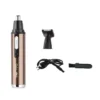 Rechargeable 2-in-1 Electric Nose and Ear Hair Trimmer for Men – Compact Grooming Tool