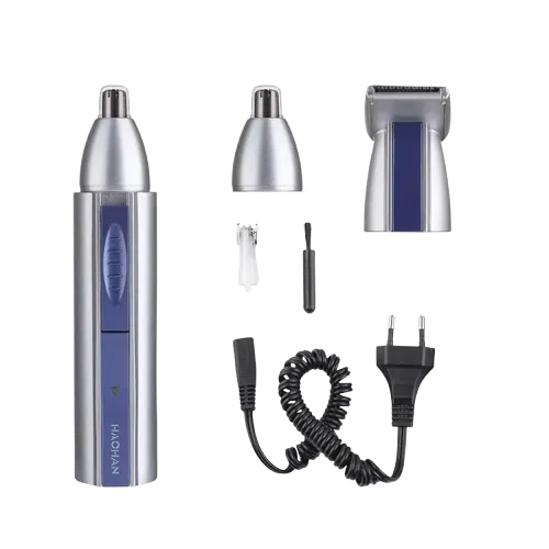 Haohan Electric Nose and Ear Hair Trimmer - Unisex Facial Shaving Device for Men & Women Haohan Electric Nose and Ear Trimmer for Men and Women – Facial Hair Shaver