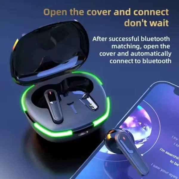 Pro60 TWS Bluetooth 5.4 wireless in-ear earbuds and headset for smartphones