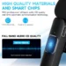 Mini wireless lavalier microphone with 2 receivers for iOS and Android smartphones, perfect for vlogging