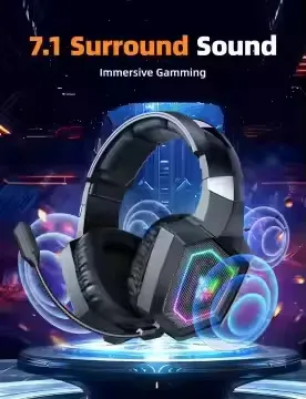 GT806 Wireless Gaming Headset – 2.4GHz Multi-Mode Over-Ear Headphones with Deep Bass & Microphone GT806 2.4GHz wireless gaming headset with over-ear stereo sound, bass boost, and built-in microphone
