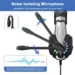 Kotion EACH G9000 Plus gaming headset with deep bass stereo sound and microphone for computer or laptop