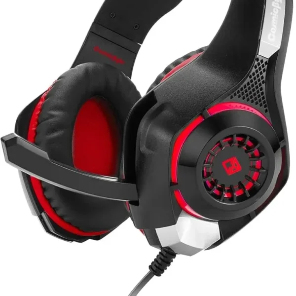 FX02 Wired Gaming Headset – Hi-Fi Sound & 3.5mm Mic for PC FX02 over-ear wired gaming headset with mic and 3.5mm jack for PC