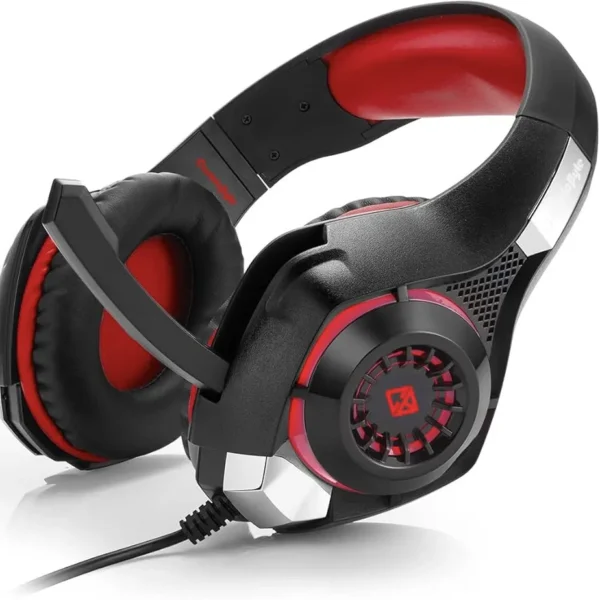 FX02 Wired Gaming Headset – Hi-Fi Sound & 3.5mm Mic for PC FX02 over-ear wired gaming headset with mic and 3.5mm jack for PC