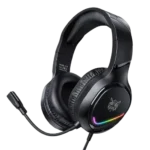 Onikuma X31 wired gaming headset with RGB lighting for PC and PlayStation