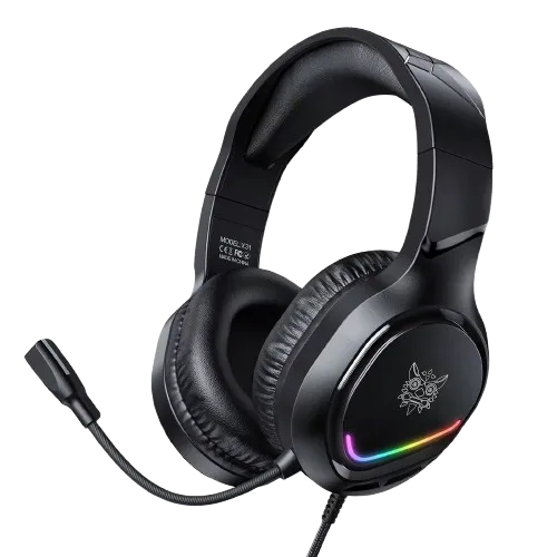 Onikuma X31 RGB Gaming Headset – Wired for PC & PS4/PS5 Onikuma X31 wired gaming headset with RGB lighting for PC and PlayStation