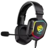 S21 gaming earphones with RGB light and noise-canceling mic for computer
