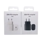 PD 25W and 45W USB-C fast charging wall adapter with Type-C cable for Samsung smartphones