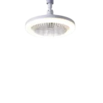 Modern 360 rotating LED ceiling fan light with remote control and dimming