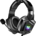ONIKUMA K8 wired gaming headset with RGB lighting and 7.1 surround sound