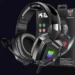 ONIKUMA K8 wired gaming headset with RGB lighting and 7.1 surround sound
