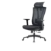Ergonomic swivel chair for office and home with adjustable backrest and padded seat
