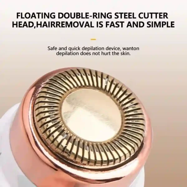 2 in 1 lady shaver and eyebrow trimmer - KEMEI KM-152