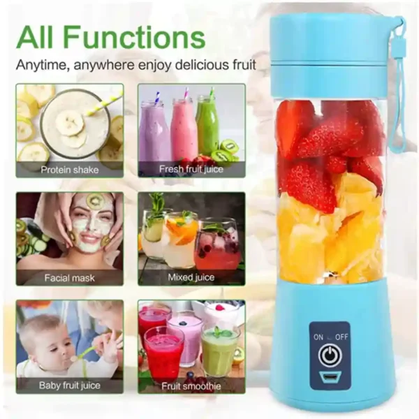 PORTABLE AND RECHARGEABLE BATTERY JUICE BLENDER