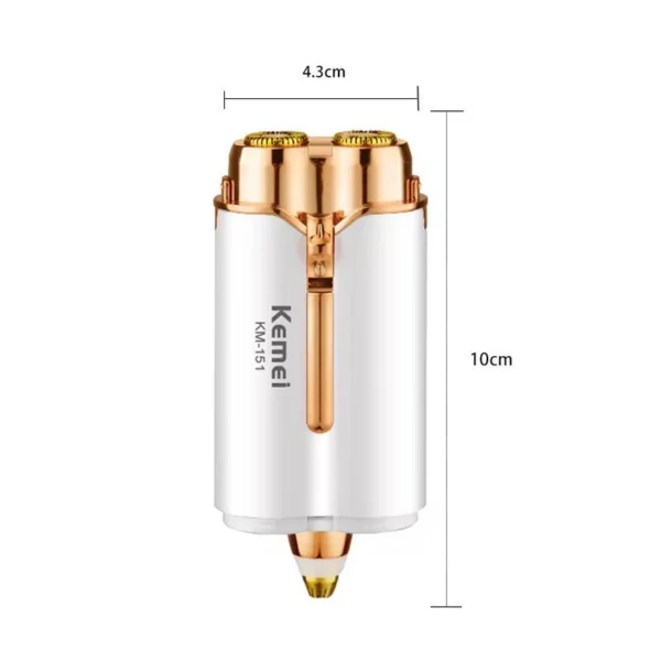Lady shaver and eyebrow trimmer - KEMEI KM-151