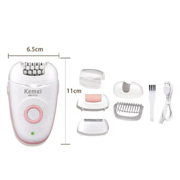 5 in 1 professional lady care set -KEMEI KM-7113