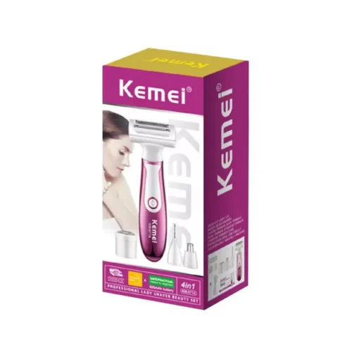 4 in 1 professional lady shaver beauty set - KEMEI KM-6714